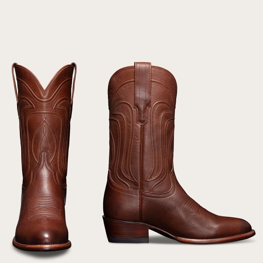 Tecovas | Women | Jamie 11 inch cowboy boot | 6.5 | Sequoia bovine leather